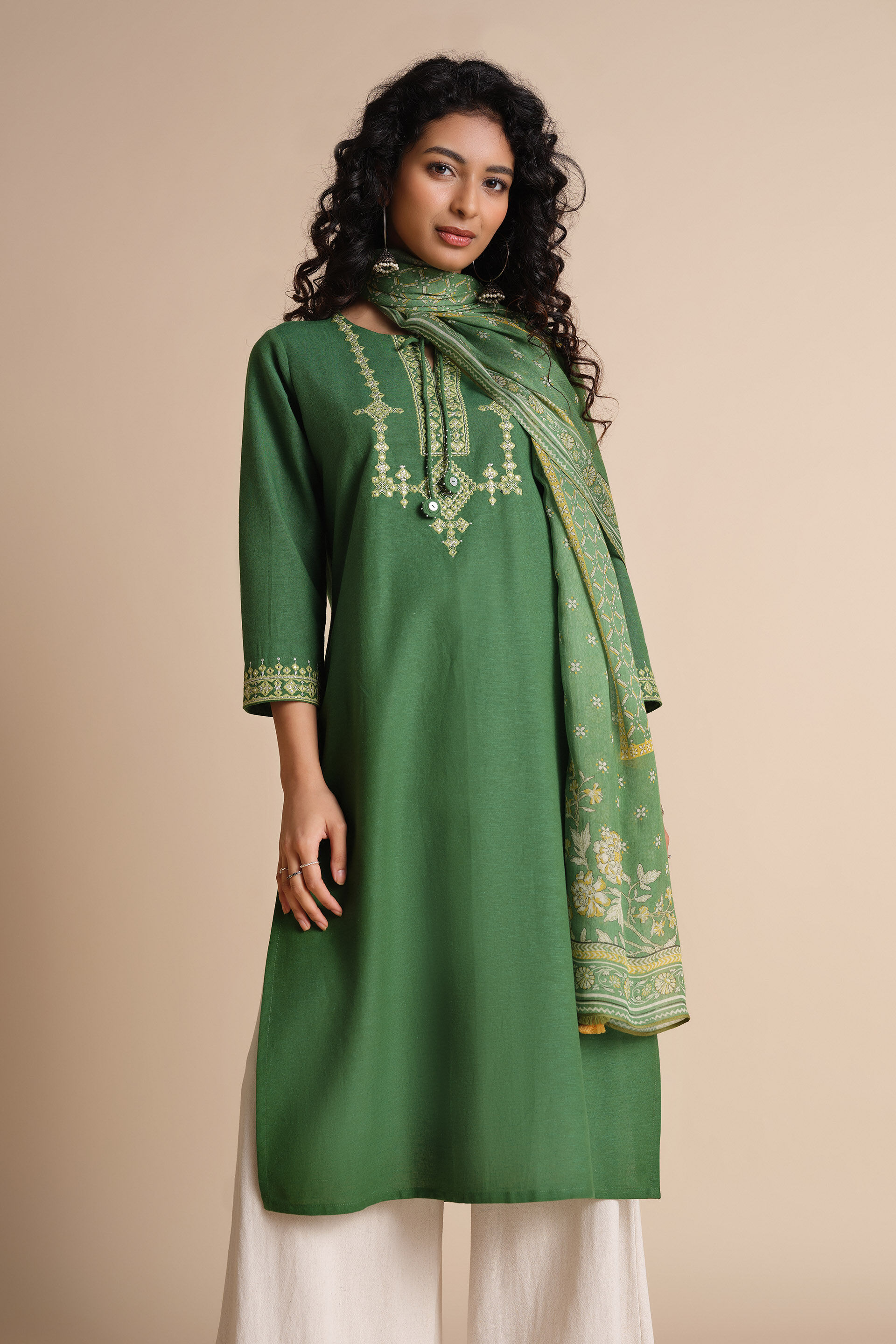 The Paan Kurta, Green, image 3